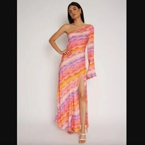 Rahi Sienna Dress in Sunset Waves size XS